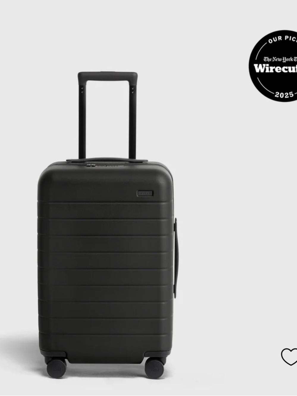 Away Black Hardshell Carry-On Spinner NEW!